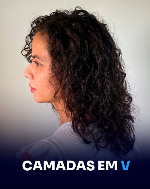Corte camadas em V