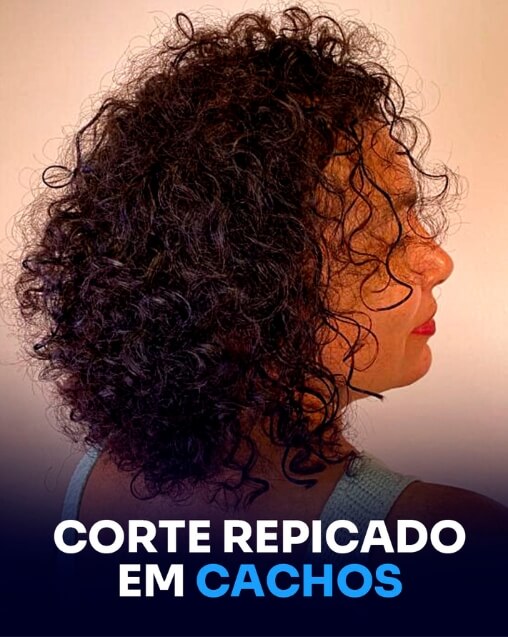 Corte repicado em cachos